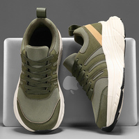 Chaussures de course légères personnalisées pour hommes, vente en gros, baskets de sport respirantes en maille, baskets d'extérieur légères d'usine