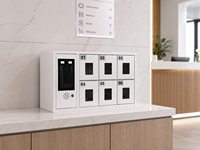 Armario de Carga para Teléfonos Inteligentes con 6 Puertas, Pantalla Táctil, Gabinete de Almacenamiento Seguro para Teléfonos Móviles, Ensamblado, para Oficina, Escuela, Recepción