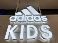 Panneau d'affichage LED acrylique étanche pour bâtiment, lettres en relief lumineuses, lettres 3D imprimées, lettres frontales en métal inoxydable