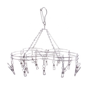 Quần short đồ lót khô vớ thép không gỉ móc áo với chốt quần áo móc áo cho quần áo vớ khô giá hoặc móc áo - Product Image 1