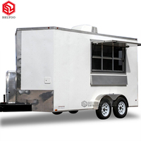 Camion de nourriture Mobile, remorque de barbecue, chariot de Hot-Dog, kiosque de nourriture, camion de cuisine Mobile, chariot de Restaurant, remorque de nourriture de Concession