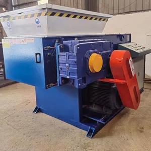 Industrial Plastic Crusher Granulator Single Shaft Shredder Extruder Rubber Head Material Crusher