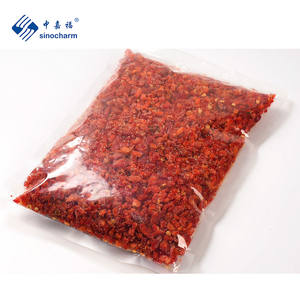 Sinocharm HALAL certificato di fabbrica prezzo all'ingrosso IQF <span class=keywords><strong>Jalapeno</strong></span> pepe 1kg 6mm dadi congelati <span class=keywords><strong>Jalapeno</strong></span> rosso - Product Image 1