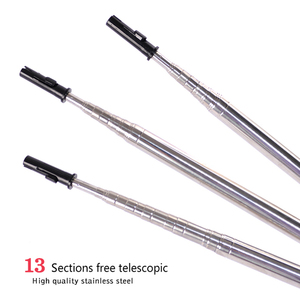 Телескопический стержень на заказ 4 м с быстрой муфтой и ПВХ ручкой многофункциональный продукт из нержавеющей стали для спорта и развлечений - Product Image 2