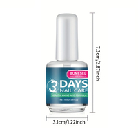 Huile pour soins des ongles Bomesel avec brillance naturelle, hydratant à la kératine, ingrédients formule douce pour la réparation des ongles, 16ML