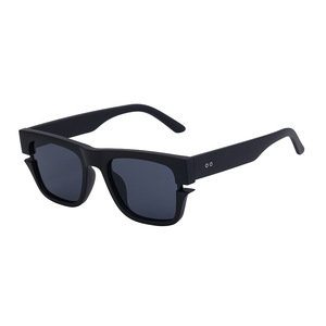Gafas de Sol Polarizadas para Hombre ZS-98245P, Protección UV400, Montura de PC, Lentes TAC, Estilo Cuadrado Negro, Protección Solar para Conducir - Product Image 3