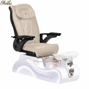 Equipo de uñas Royal Brown & gold toque europeo spa sillón reclinable manicura y pedicura silla spa masaje espalda - Product Image 2