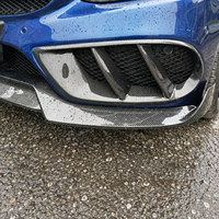 Kit Body Lebar Model Terbaru dengan Bingkai Serat Karbon, Ventilasi Udara, dan Dekorasi Wind Knife untuk Mercedes Benz C Class W205 C200