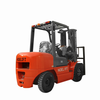 Chariot élévateur diesel compact 3 tonnes, entièrement automatique, avec levage hydraulique sans contrainte de poids, chariot élévateur à fourches, chariot de manutention