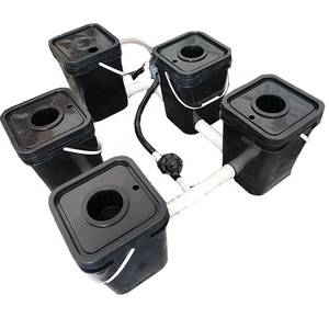 DWC-sistema aeropónico automático rdwc, para invernadero de jardín, 5 cubos, se puede ampliar, personalizado para el cultivo de sistema hidropónico - Product Image 1