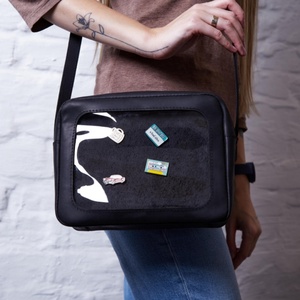 Bulk Wholesale Itabag Custom Soft Letter Design Women Crossbody Bag Waterproof PU Leather Zipper Durable Large Capacity for Pins - Product Image 3