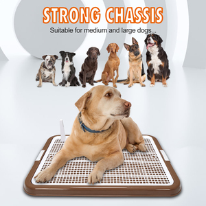 <span class=keywords><strong>Indoor</strong></span>/Outdoor Puppy Bandeja Potty para cães pequenos e médios Pet Eliminação de Resíduos Doggie <span class=keywords><strong>Toilet</strong></span> Training com Pee Pad Holder - Product Image 4