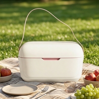 Glacière portable en plastique haute performance, multifonctionnelle, 6QT, 12QT, 20QT, pour courts trajets, boîte rigide, petite glacière à glace