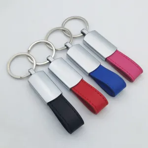 Bán buôn số lượng lớn handmade tùy chỉnh chính hãng PU da xe logo thương hiệu Keychain, thẻ tên vòng chìa khóa, logo xe Móc chìa khóa