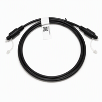 Câble audio numérique à fibre optique à livraison rapide OD4.0MM 1 cœur plaqué or MÂLE-MÂLE Toslink pour projecteur HDTV