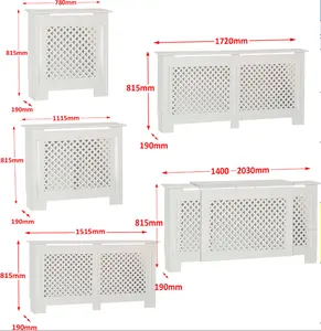 ZJH 현대 홈 소매 온라인 쇼핑 흰색 라디에이터 나무 히터 커버 라디에이터 커버