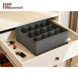 Foldable and Durable Fabric Underwear <strong>Organizer</strong> Adjustable Sock <strong>Organizer</strong> Wardrobe Neckties <strong>Organizer</strong> <strong>for</strong> Closet Drawer - Product Image 3