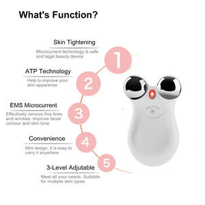 Appareil de beauté à domicile, appareil facial micro-courant anti-rides portable, lifting du visage en V et resserrement de la peau, technologie microsculpt. - Product Image 1