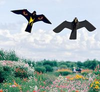 Cerf-volant répulsif pour oiseaux de jardin, cerf-volant en tissu nylon, dispositif de répulsion pour la décoration de jardin, ferme, cour