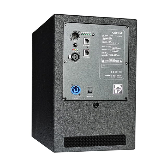 I.E.voice Bookshelf Style Active 8-inch 8 Ohm External High-frequency Speaker USB/XLR Professional Monitoring OEM/ODM Wood