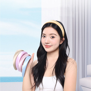 High-quality Customization 30mm 6A Mulberry Silk Headband <strong>Hair</strong> <strong>Clasp</strong> Elevated Crown Narrow Version Elegant Luxury in Stock 3cm - Product Image 1