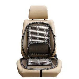 2023 venda quente carro de uma peça assento de fio de aço massagem carro bambu seda almofada dual-use respirável lombar wire seat cushion