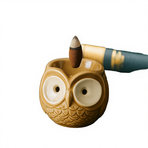 Brûleur d'encens 7*7*7 cm en céramique, motif dragon, mini, 8 pouces, pour Agarbatti, Masala, Musc, pour la maison, le spa, le bureau, spirituel, thérapeutique, longue durée - Product Image 4