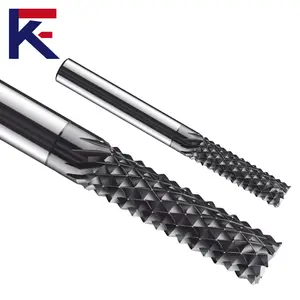 KF Diamond Graphite Coated Solid Carbide Corn Milling Cutter Within 1mm Diameter For PCB