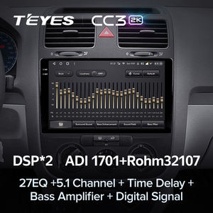 <span class=keywords><strong>TEYES</strong></span> <span class=keywords><strong>CC3</strong></span> 2K para <span class=keywords><strong>Volkswagen</strong></span> Jetta 5 2005 - 2010 Radio de coche Reproductor multimedia de video Car Play Radio Multimedia Estéreo - Product Image 3