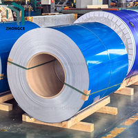 Bobine d'acier galvanisé prélaqué PPGI, revêtement avant 20 microns, revêtement arrière 7 microns, Z275 DX51D, tôle de toiture