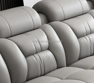 Set <span class=keywords><strong>Sofa</strong></span> Multifungsi dengan Speaker Proyektor, 1 <span class=keywords><strong>2</strong></span> 6 7 Dudukan, Kombinasi Sudut, <span class=keywords><strong>Sofa</strong></span> Kulit Ukuran Besar, <span class=keywords><strong>Sofa</strong></span> Bentuk L dengan Rak Buku - Product Image 5