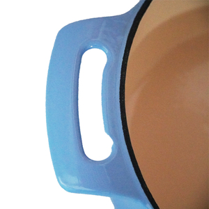 Olla de Hierro Fundido Esmaltada Antiadherente de 23.5cm, Colorida, para Cocina, Apta para Horno, Venta al Por Mayor Personalizada - Product Image 5