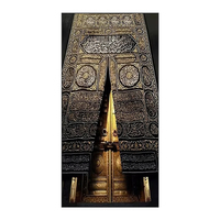 Décoration d'intérieur en gros : Art mural moderne en porcelaine et cristal avec calligraphie islamique arabe, encadré