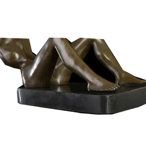 2023 Moderne Bronzen Sculptuur Naakt Vrouwelijke Vorm Interieur Interieur Interieur Nude Vrouwelijke Bronzen Sculptuur