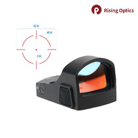 Optik Red Dot Sight 1X24mm 2 MO Reflex Sight Lensa Berlapis Multi Sepenuhnya Tahan Guncangan Tekanan Tinggi IPX7 Tahan Air Teropong Berburu