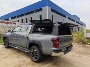 Cubierta Modular de 3 Puertas de Vidrio Completo para Camioneta Pickup, Tapa Rígida de Vidrio Templado Gris Ahumado con Certificación 3C - Product Image 4