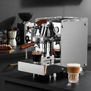 Máquina de Espresso Comercial Individual M05B, Bomba de Vibración de 9 Bares, Acero Inoxidable, Caldera Doble, Semiautomática, Ahorro de Energía, Nan Chuang - Product Image 4
