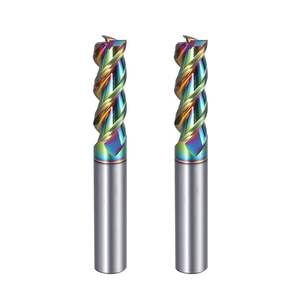 Fresa Tórica Redonda, Fresas Esféricas, Fresa Plana, Carburo TiAIN AlTin Tin 4CTES 45HRC 55HRC 65HRC 6 MM 8MM 10MM 12MM para Corte - Product Image 1