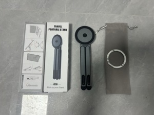 New Aluminum Alloy 360 Rotating Adjustable Universal Travel Multiple Use Magnetic Phone Holder Laptop <strong>Tablet</strong> Tripod <strong>Stand</strong> - Product Image 6