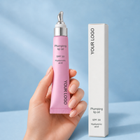 Nouveautés - Gloss à lèvres hydratant et repulpant 20ml - Hydratant liquide pour les lèvres - Végan personnalisé - 30 saveurs - Repulpeur de lèvres au peptide