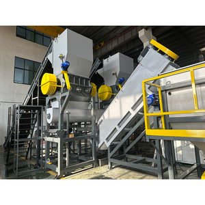 Machine intégrée de broyage, lavage, séchage et recyclage de films plastiques PE, LDPE, HDPE, BOPP pour les déchets plastiques - Product Image 2