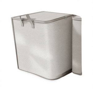 ถุงเก็บผ้านวมแบบไม่ทอ กันฝุ่น สไตล์โมเดิร์นมินิมอล ใส่เสื้อผ้าได้ กระเป๋าเดินทางขนาดใหญ่ จุของได้เยอะ ใช้สำหรับย้ายของ - Product Image 6