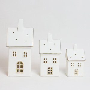Factory Hot-Sale <strong>Christmas</strong> <strong>Village</strong> Animated <strong>House</strong> LED Lights Luxury Ceramic Table <strong>Decor</strong> - Product Image 2