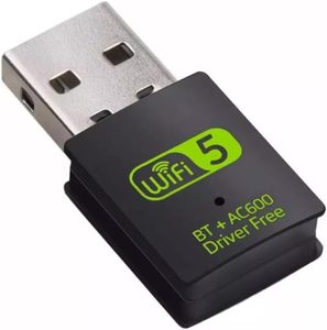 อะแดปเตอร์ไวไฟแบบพกพา ชิป <span class=keywords><strong>Realtek</strong></span> 8821CU ไร้สาย 600Mbps มินิดองเกิล BT USB ไม่ต้องใช้ไดรเวอร์ เสาอากาศในตัว สำหรับพีซี/แล็ปท็อป/แท็บเล็ต - Product Image 1