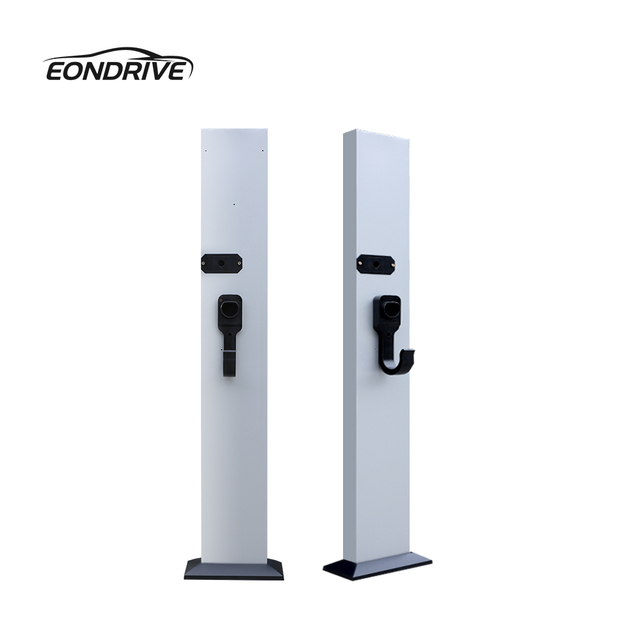 EONDRIVE Aluminum Alloy Column Station Pedestal EV Charger Stand Floor Bracket for Indoor/Outdoor Wall-Mounted Charging Stations