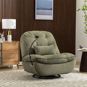 Fauteuil inclinable intelligent et motorisé 00702 avec chargeur USB, pivotant, pour gaming, travail et repos, 1 place - Product Image 5