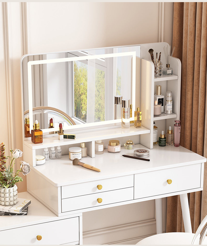 chinese dress ladies Amazon.com: Lareth Vanity Desk with Mirror Light and Power Outlet,  Farmhouse Makeup Table Set with Stool, 3 Color Adjustable Lights Bedroom Dressing  Table with 4 Drawer for Women Girls Teen, Antique White :