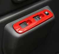 Garniture de moulage intérieur 3D garniture de style d'interrupteur de lève-vitre de voiture pour Mitsubishi Outlander 2016 2017 accessoires