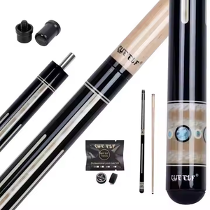 Xmlino हॉट सेलिंग कैरोम क्यू उच्च गुणवत्ता वाले स्टिकर क्यू हार्ड मेपल शाफ्ट vp2 संयुक्त 12 मिमी टिप आकार 1/2 स्प्लिट क्यू - Product Image 2