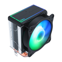 SAMA Prêt à expédier Refroidisseur de processeur universel 9 cm pour plateformes AMD et INTEL, radiateur de refroidissement en cuivre pour PC, ventilateur de refroidissement CPU